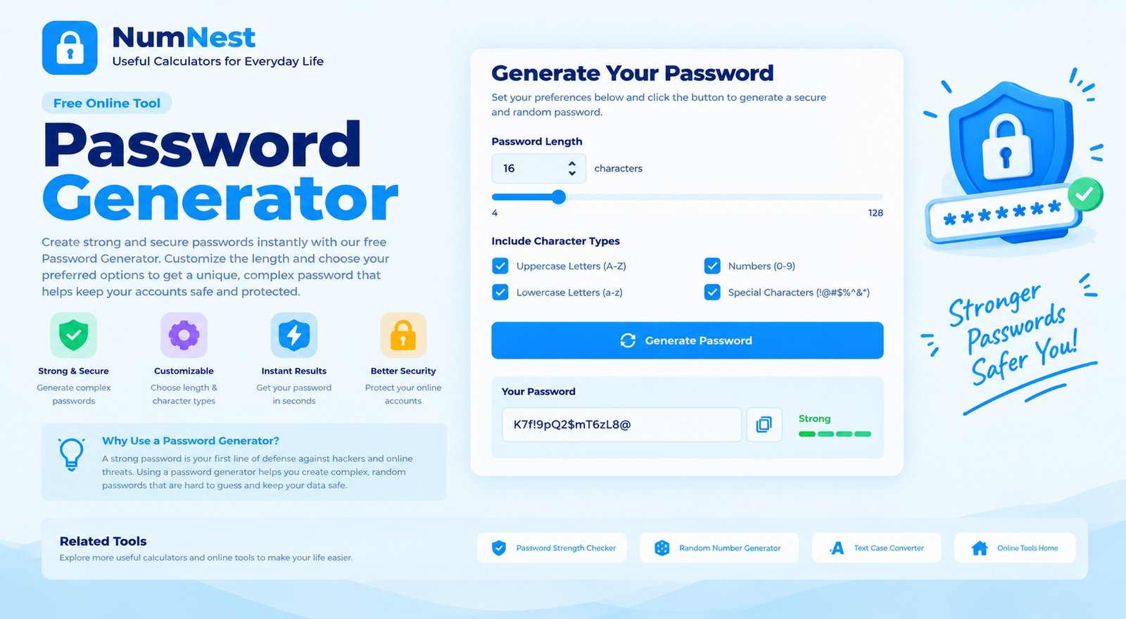 Modern Password Generator